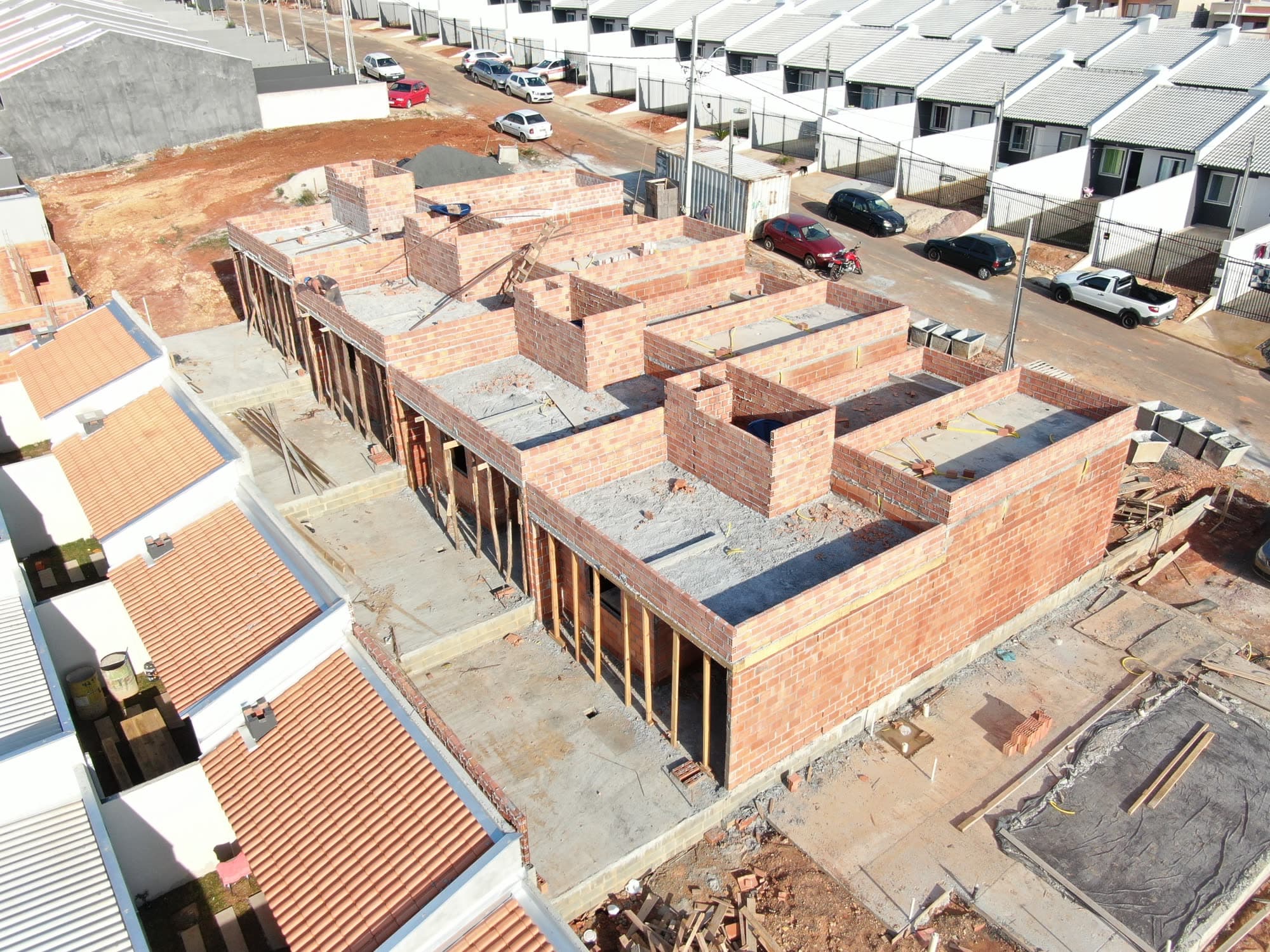 Panorâmica aérea do Residencial Cidade Jardim